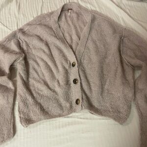 Free People alpaca cardigan XS